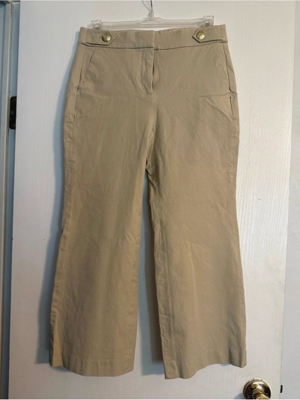 J.Crew Beige Petite Cropped/Capri Pants
Size 6P